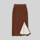 JEMIMA | Bodycon skirt with corduroy texture