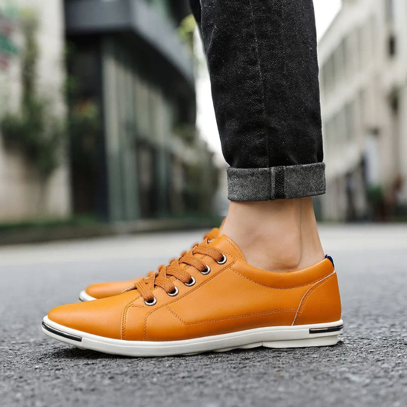 GRAYSON | Sneakers with smooth finish