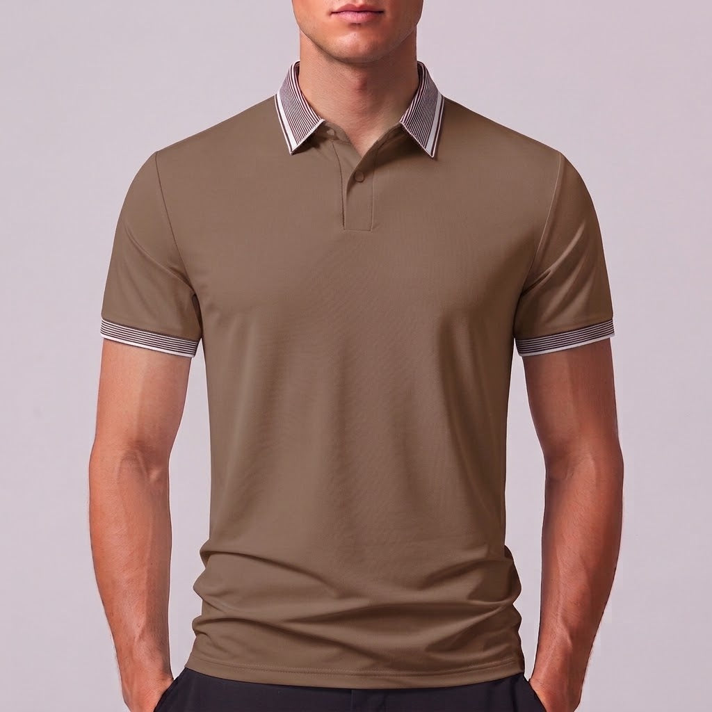 MORGAN | Polo shirt with contrast stripes