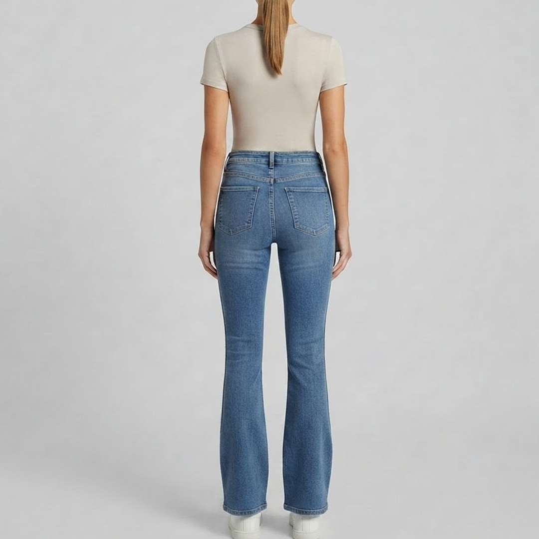 IVY | High-waisted skinny jeans with zip detail