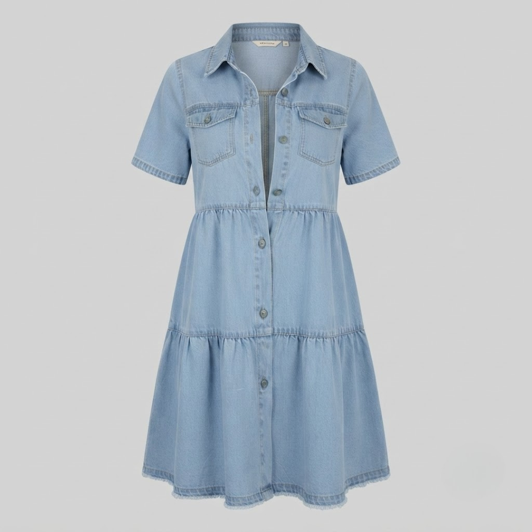 FREYA | Midi dress with relaxed fit