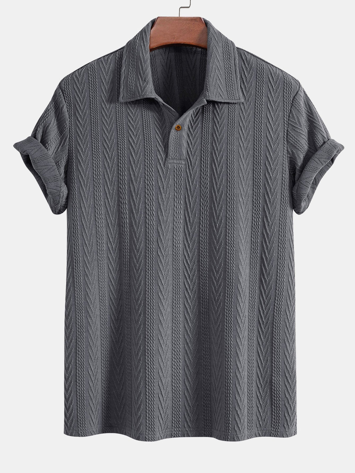 OLIVER | Polo shirt with random print