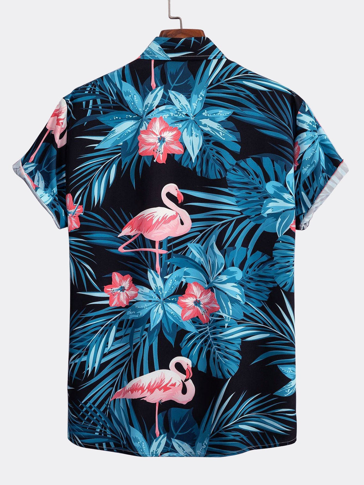 CHLOE | Set with flamingo print shorts