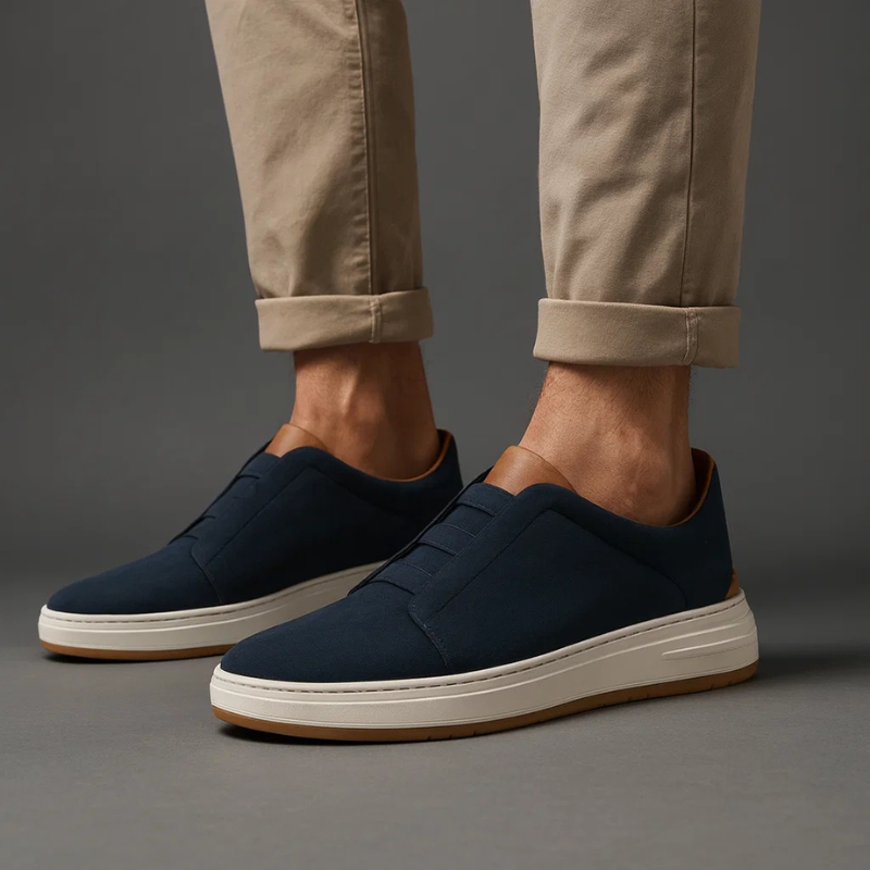 MAXWELL | Sneakers with smooth suede finish