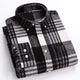 GRAYSON | Flannel shirt with button-down collar