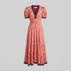 ANGEL | Maxi dress with puff sleeves