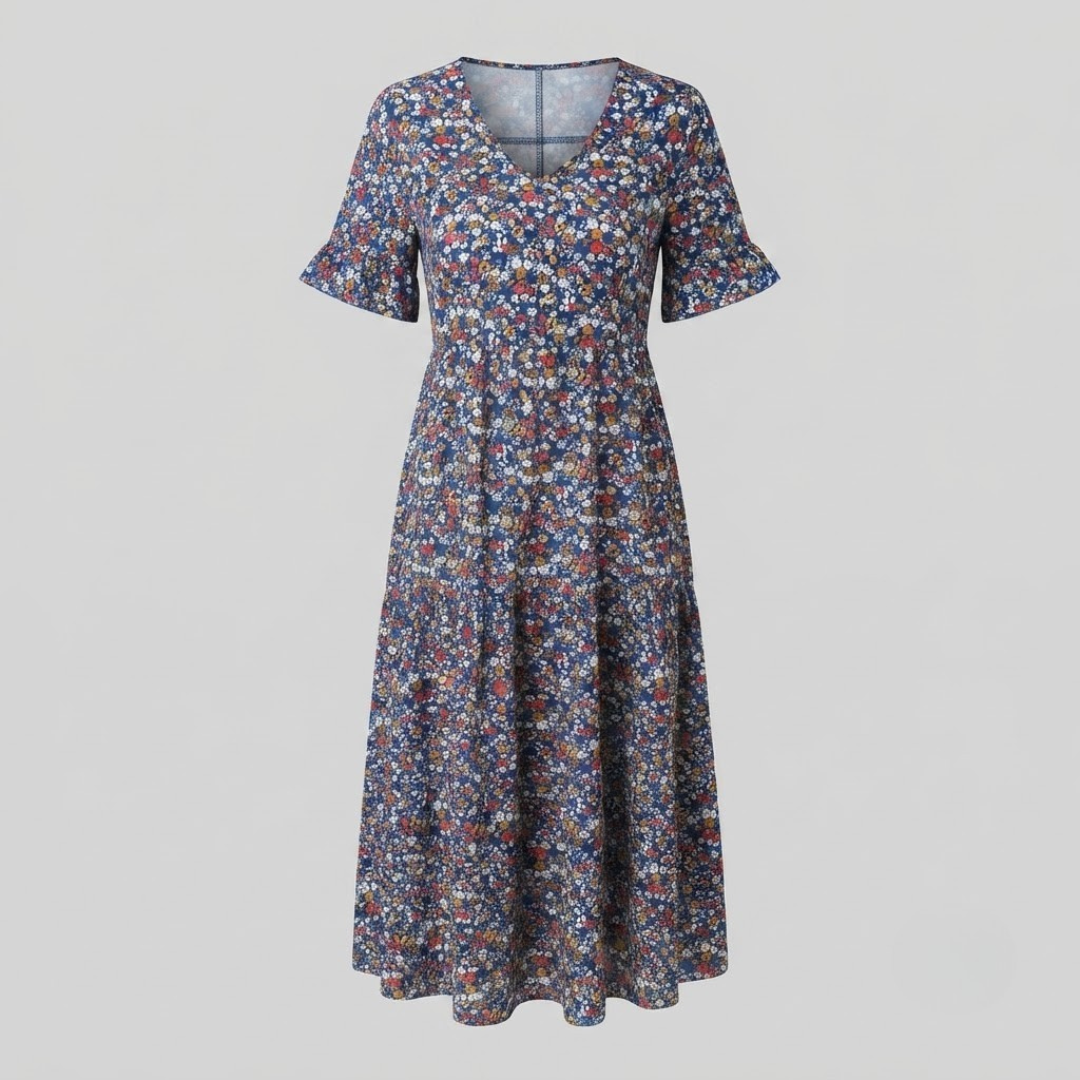 BLAIR | Midi dress with floral print