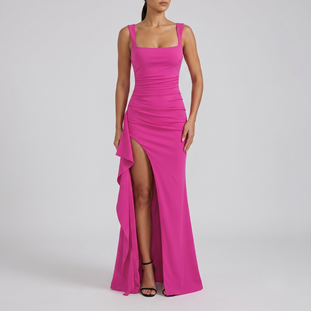 LIVIA | Maxi dress with open back