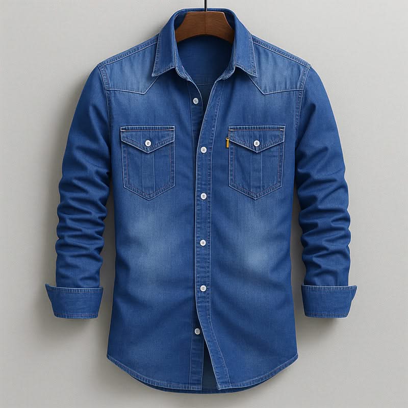 BEN SMITH | Shirt with flap chest pockets