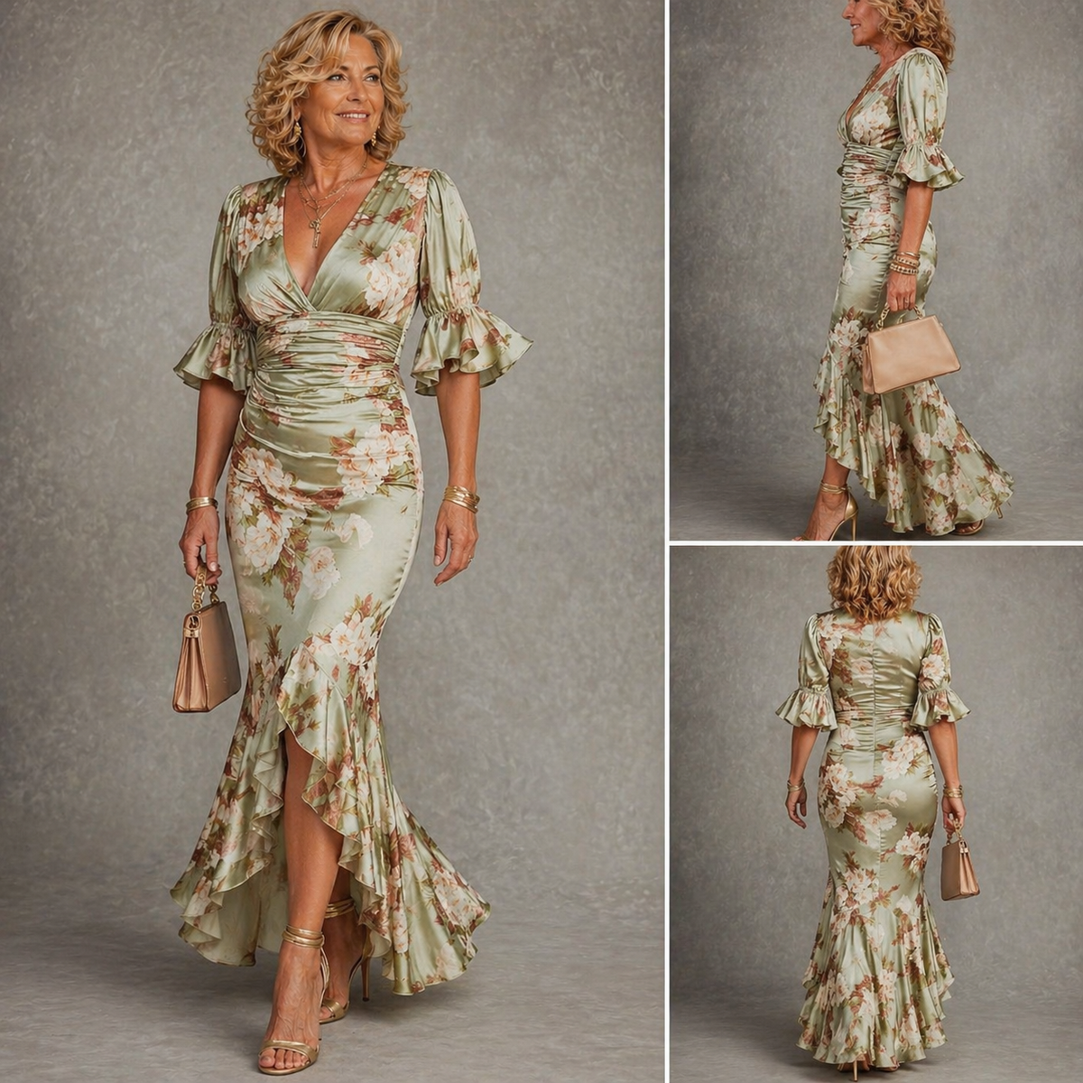 ANASTASIA | Maxi dress with floral print