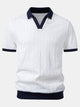 BENJAMIN | Polo with geometric jacquard