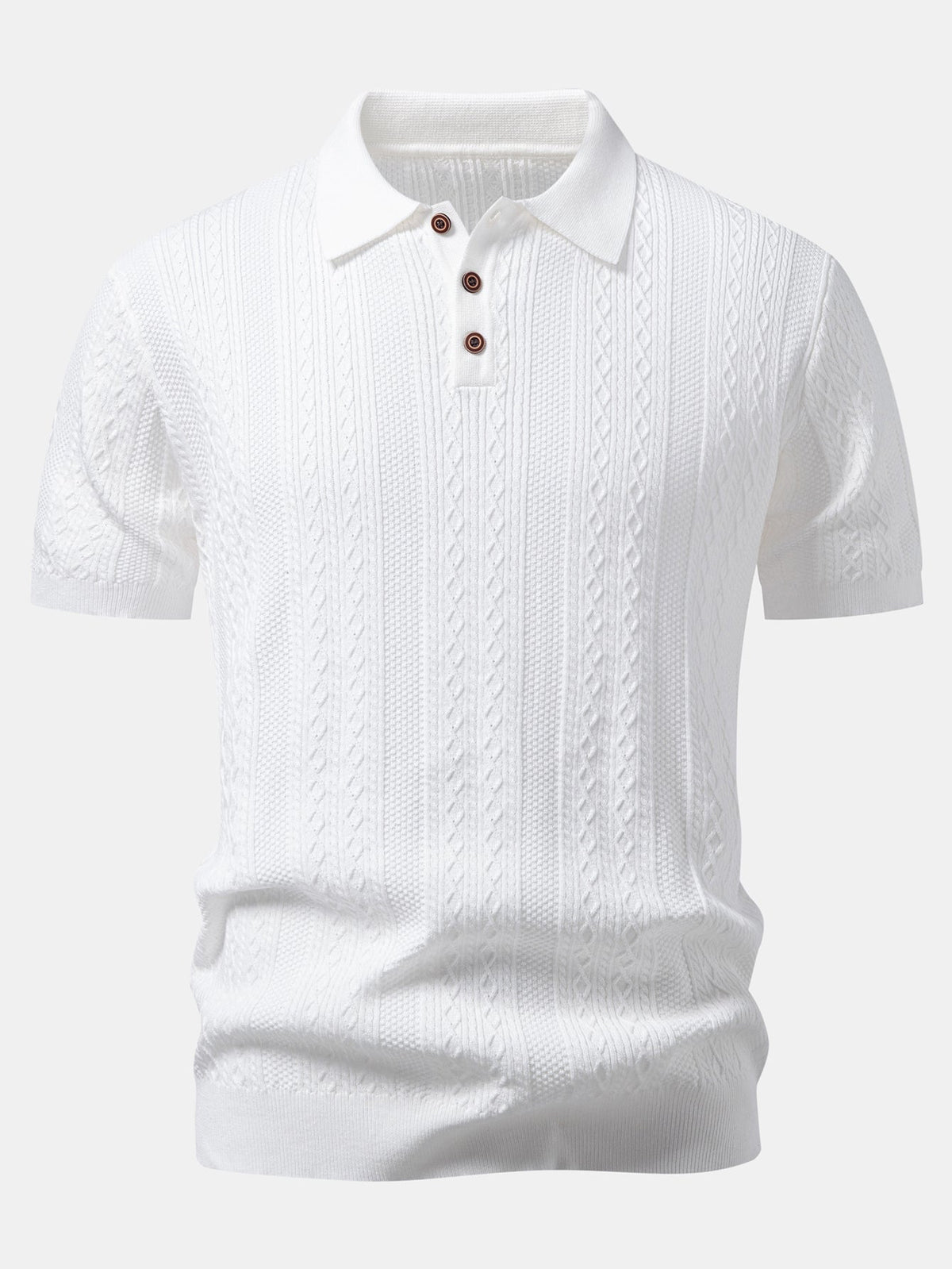 OSCAR | Polo shirt with jacquard pattern
