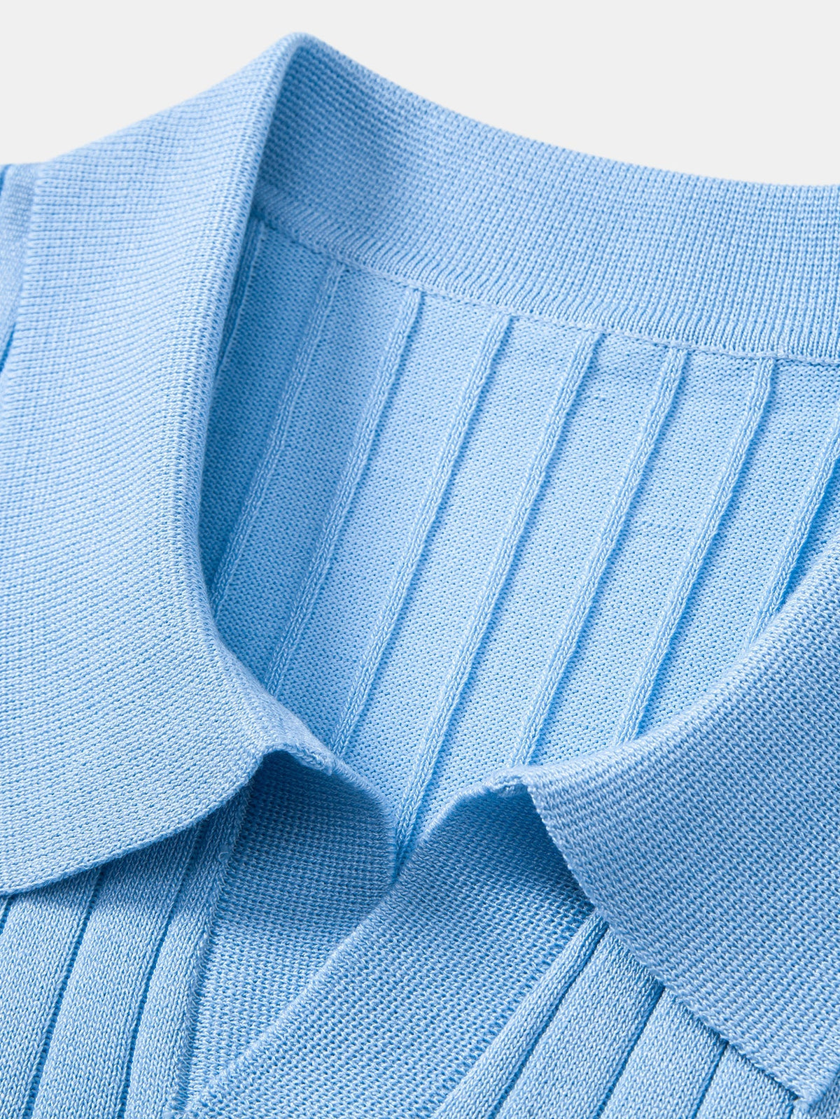 FREDDIE | Knit polo with Johnny collar