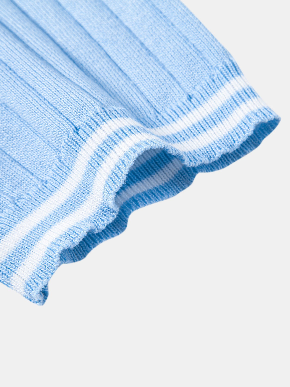 FREDDIE | Knit polo with Johnny collar