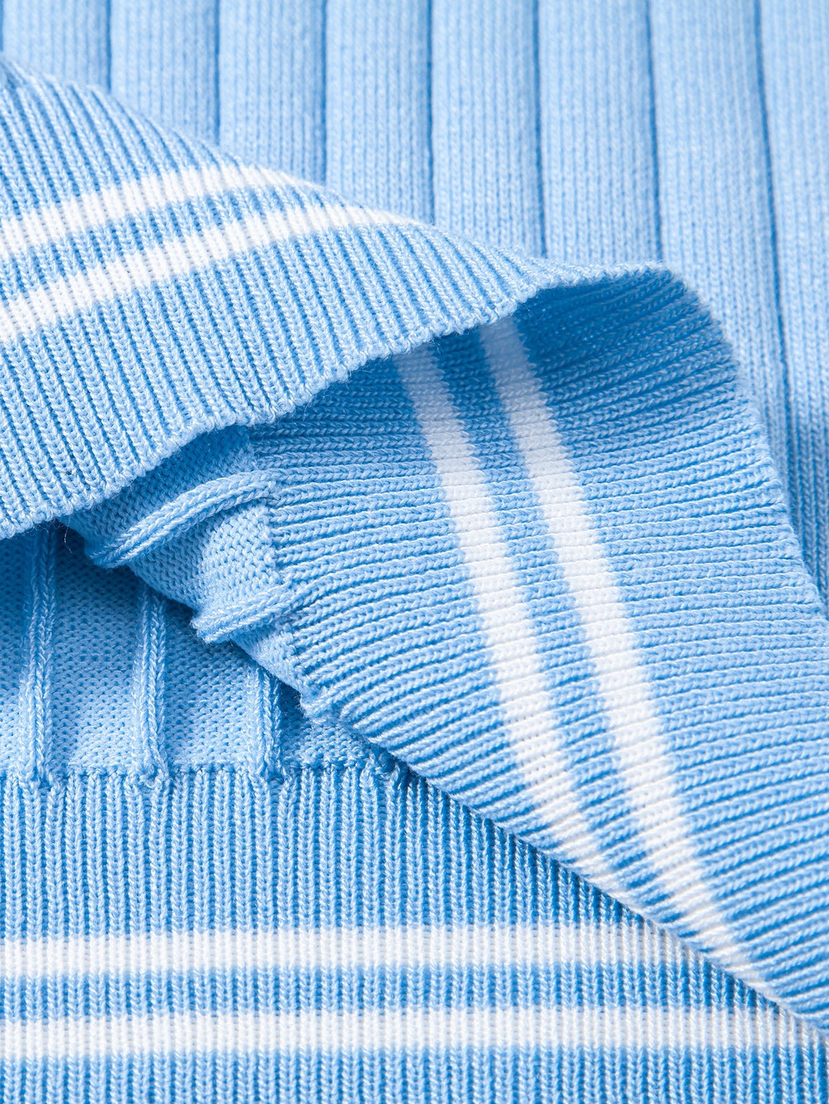FREDDIE | Knit polo with Johnny collar