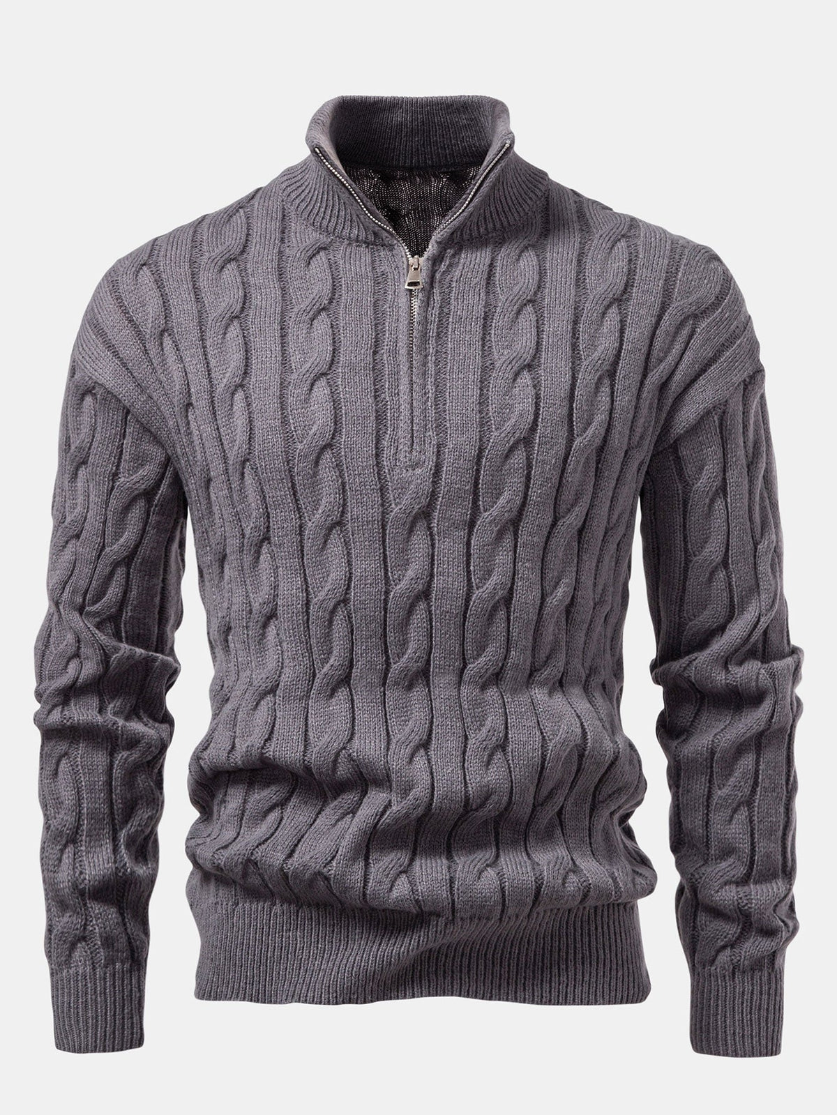 ESME | Sweater with quarter-zip neckline