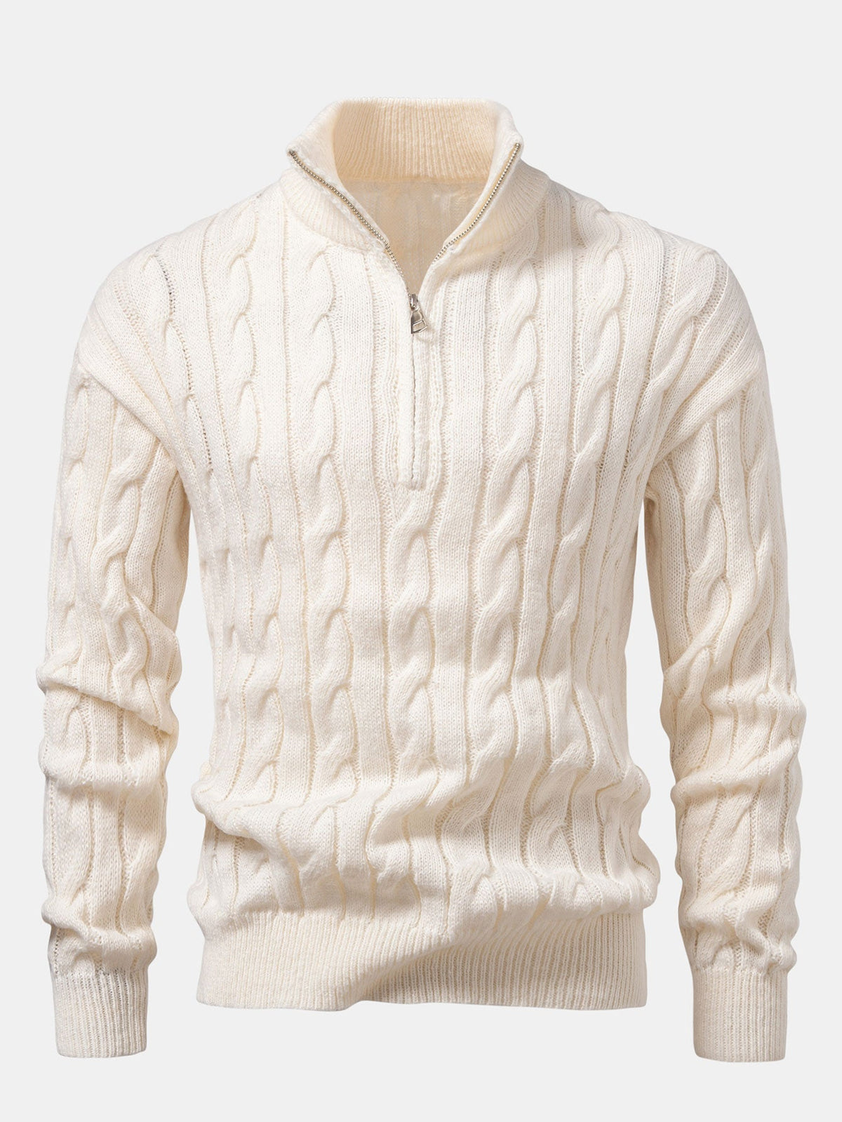ESME | Sweater with quarter-zip neckline