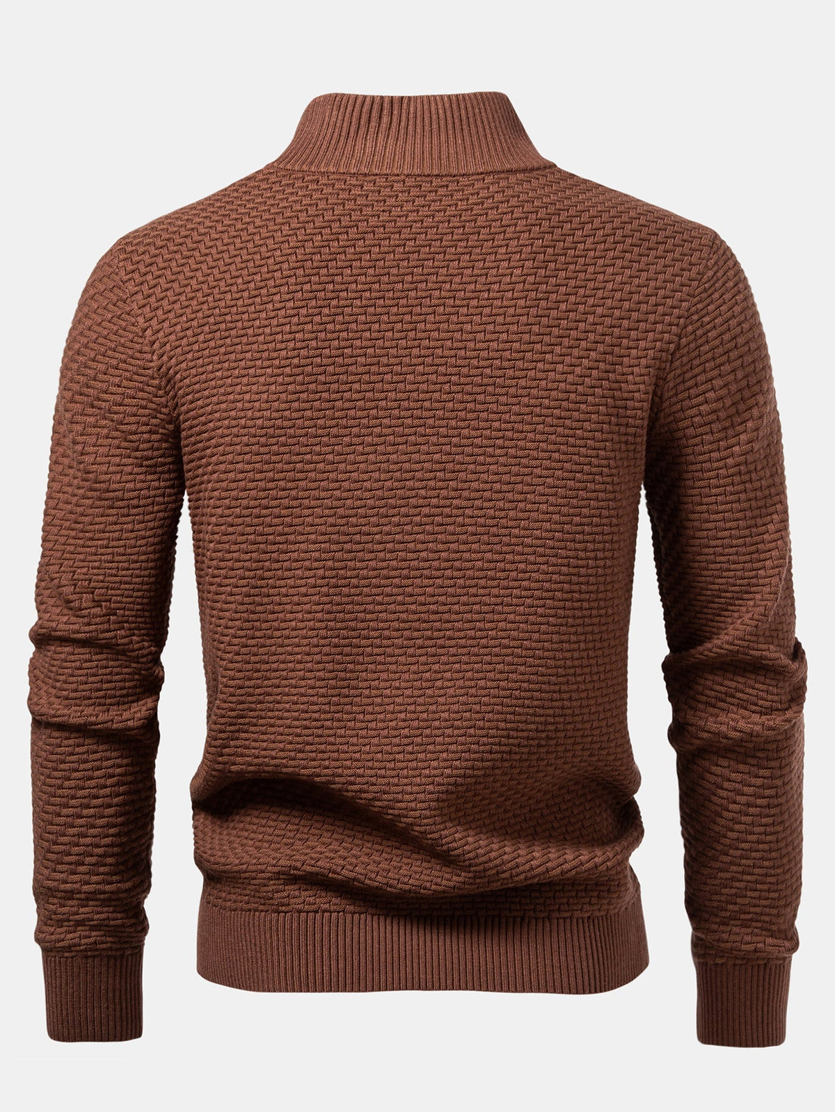 OLIVIA | Sweater with wave jacquard knit