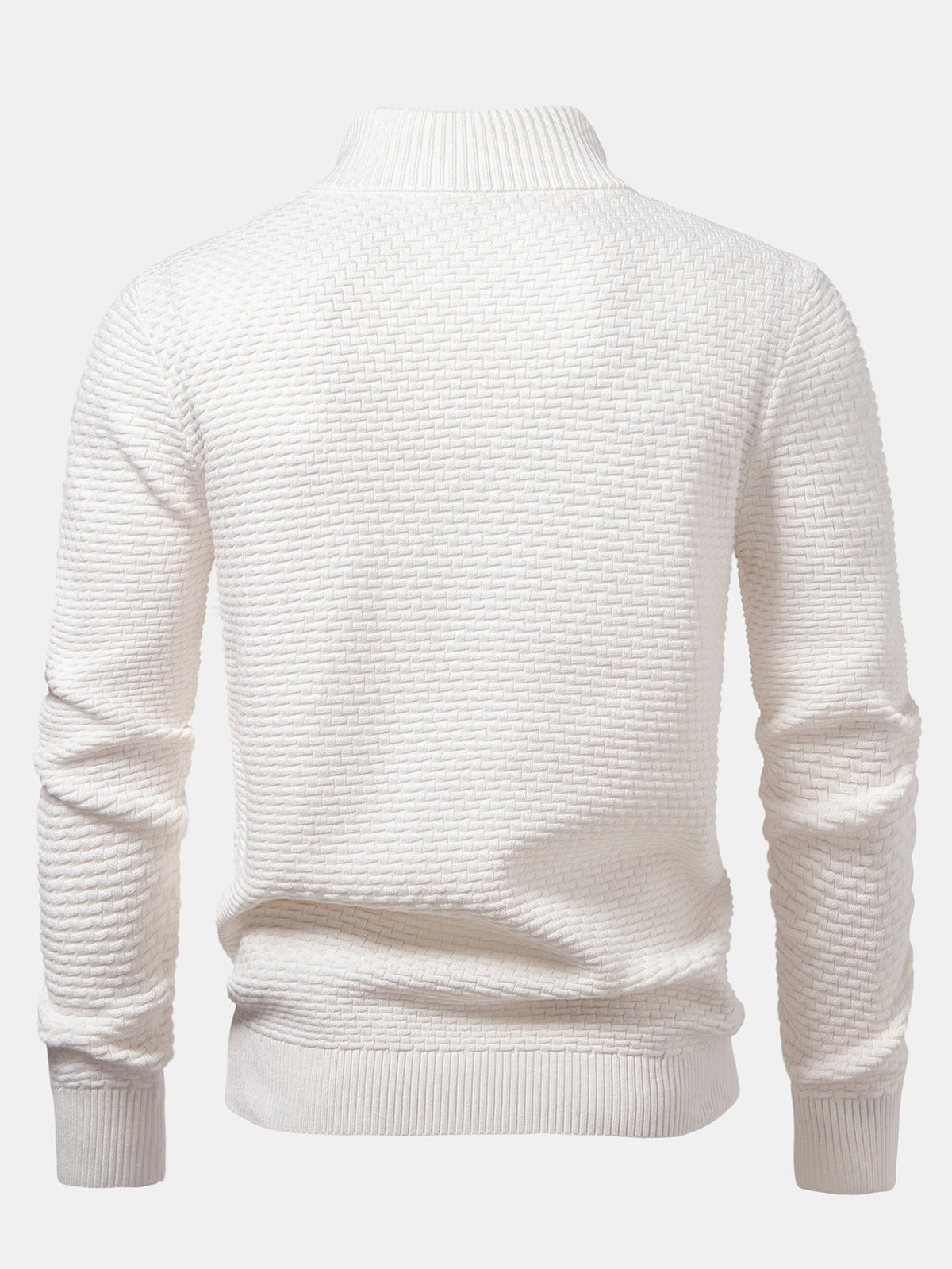 OLIVIA | Sweater with wave jacquard knit