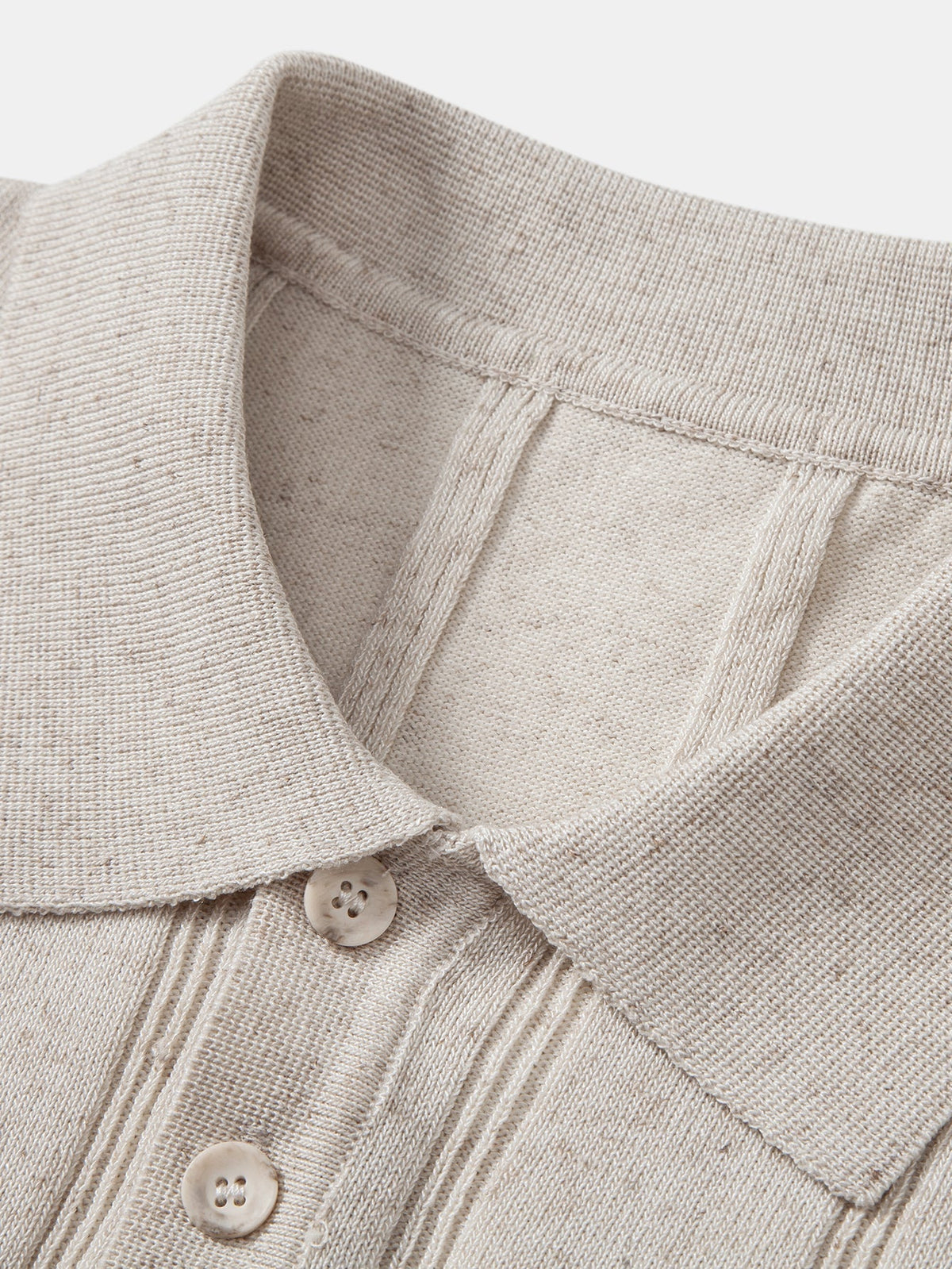 THEO | Set with ribbed polo and tapered trousers