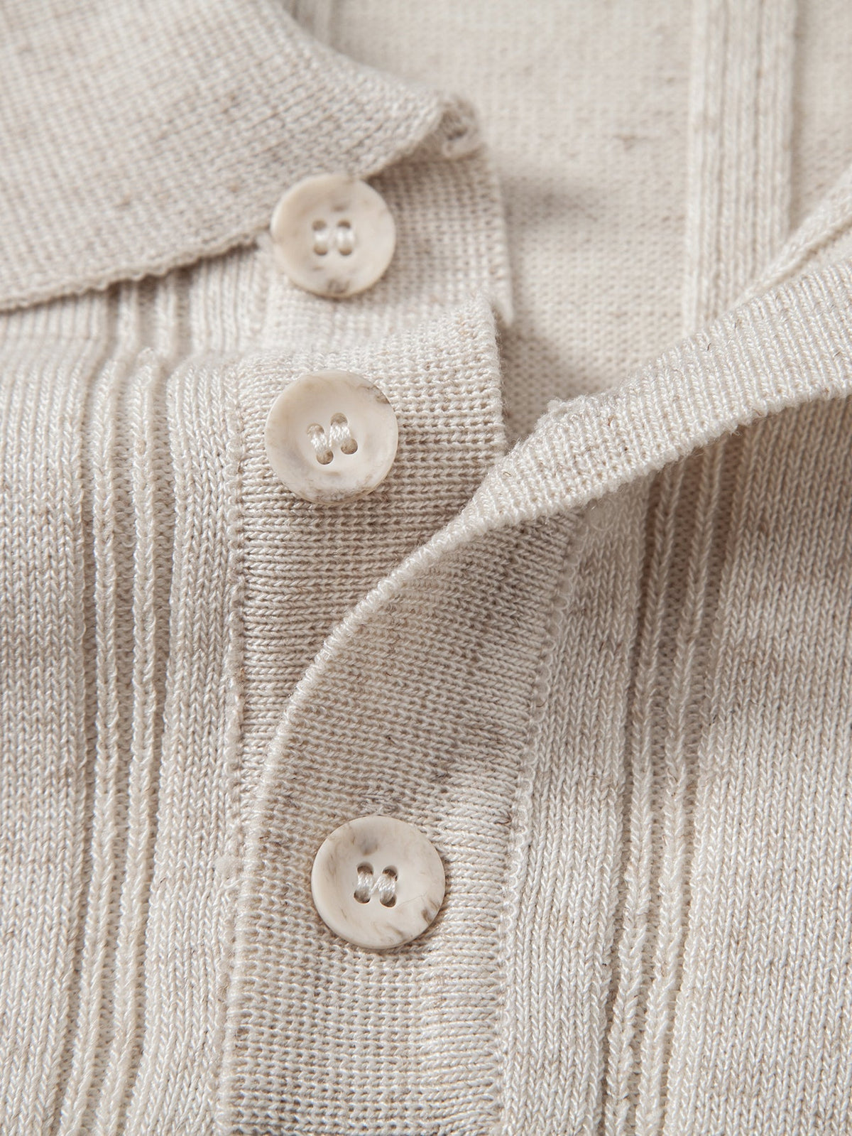 THEO | Set with ribbed polo and tapered trousers