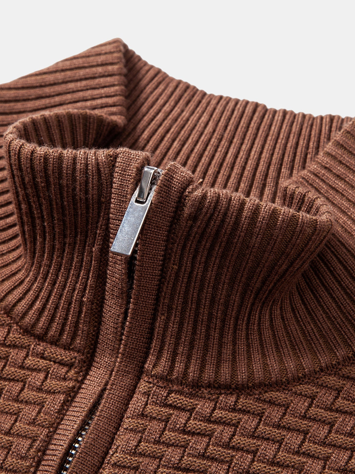 OLIVIA | Sweater with wave jacquard knit