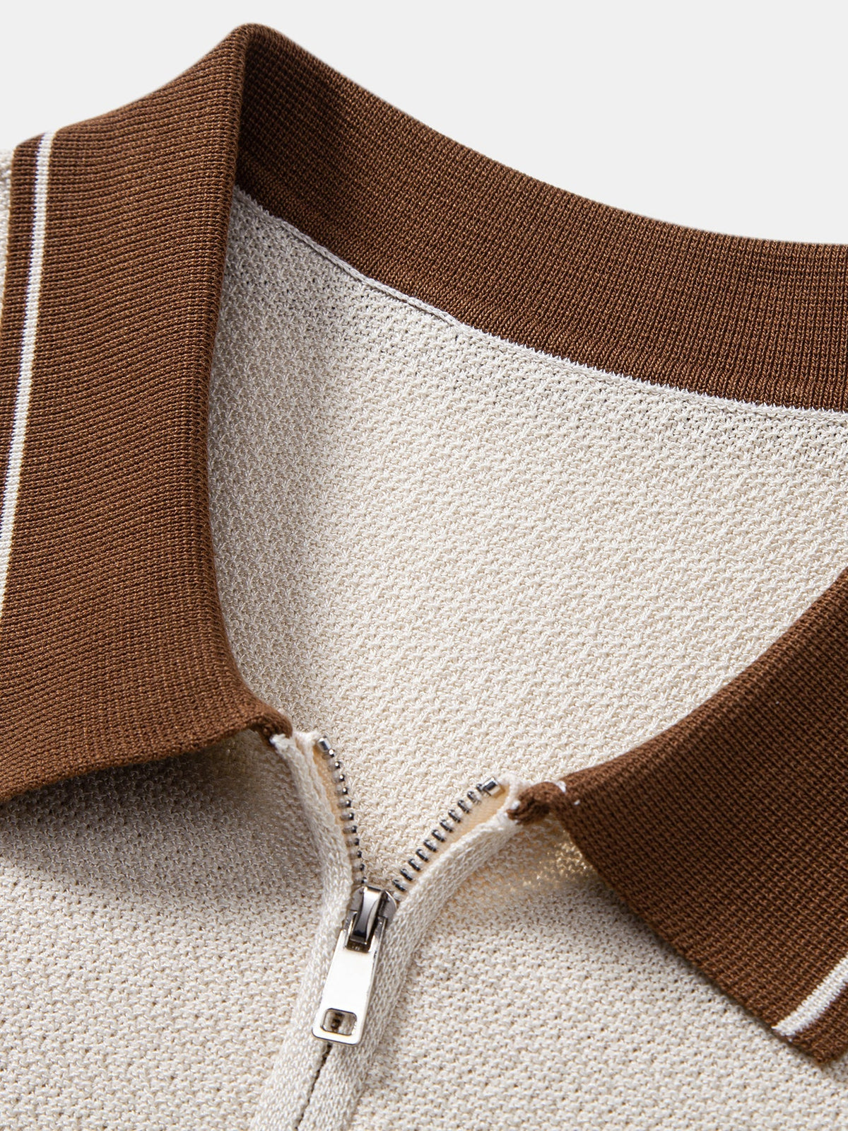 LEO | Set with zip polo and tapered trousers