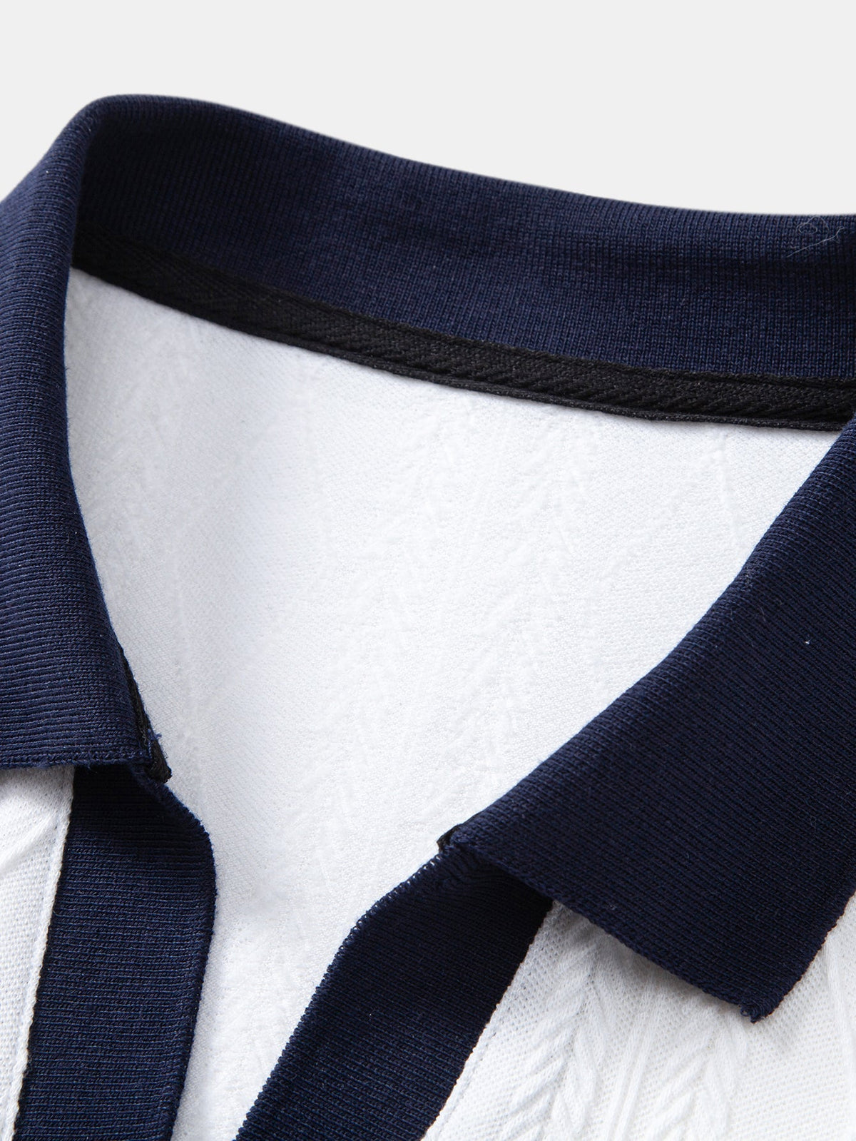 BENJAMIN | Polo with geometric jacquard