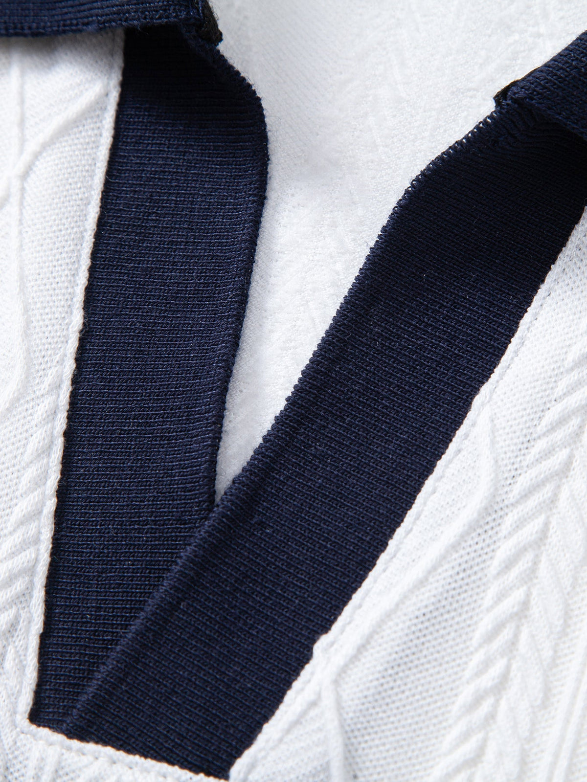 BENJAMIN | Polo with geometric jacquard