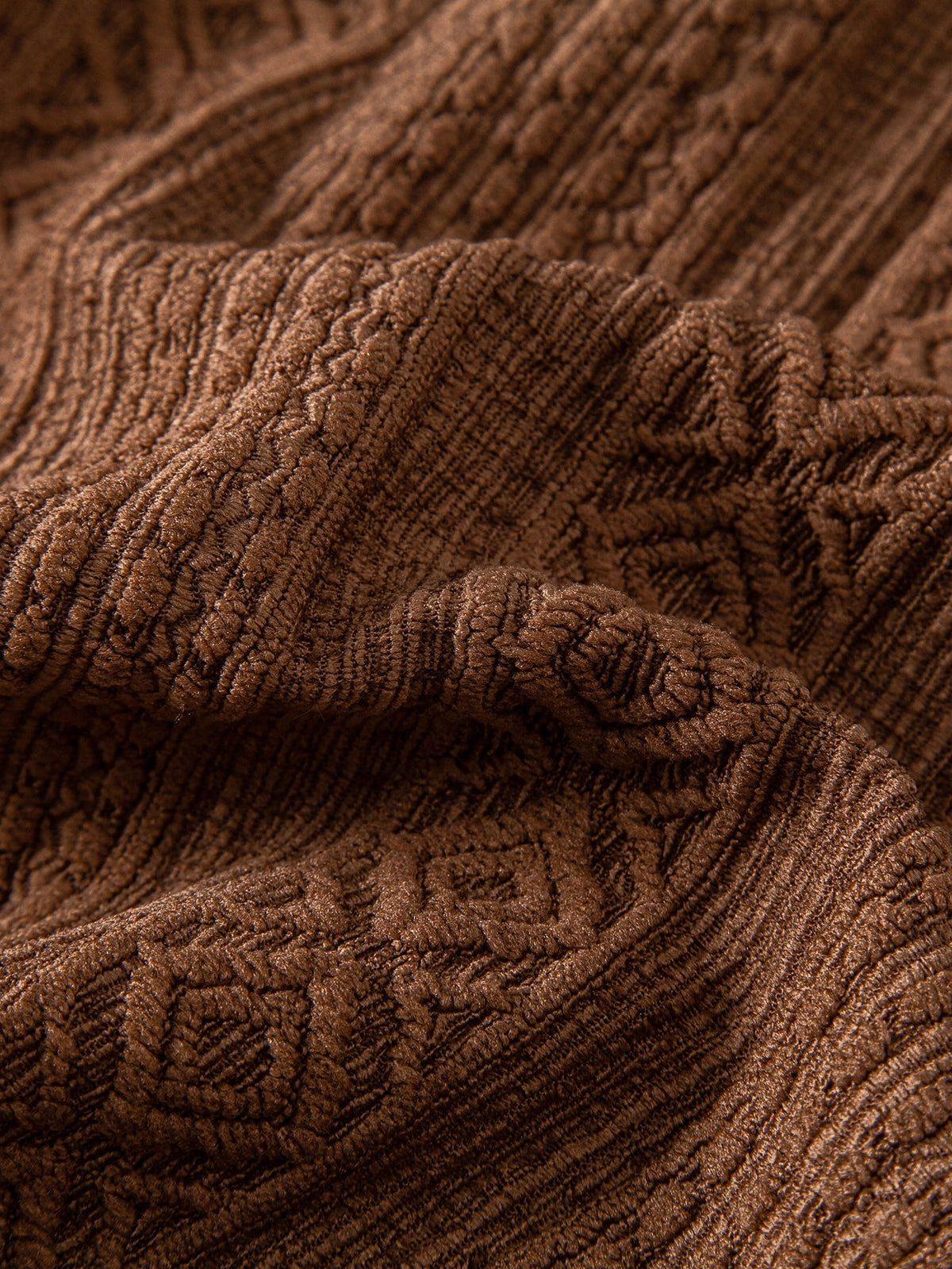 THEO | Drawstring shorts with jacquard pattern