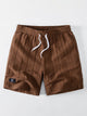THEO | Drawstring shorts with jacquard pattern