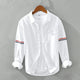 LITA | Shirt with stripe sleeve detail