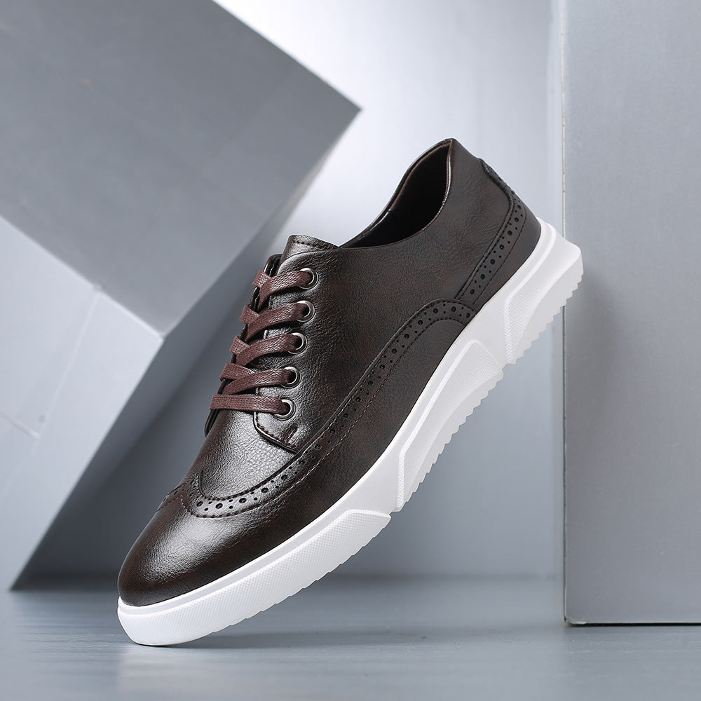 HENRY | Brogue sneakers with lace-up design