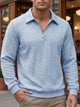 HENRY | Quarter-zip knit with textured finish