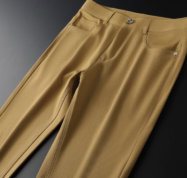 ARCHIE | Trousers with diagonal twill weave