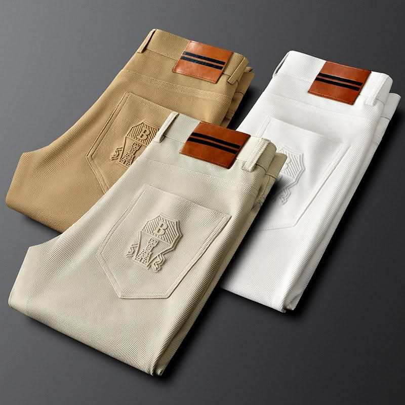 ARCHIE | Trousers with diagonal twill weave