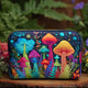 AVA | Cosmetic bag with quilted print