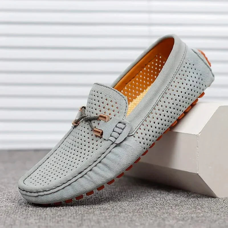 GIANNI | Perforated loafers with slip-on fit