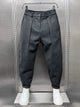 SEBASTIAN | Slim-fit trousers with melange finish