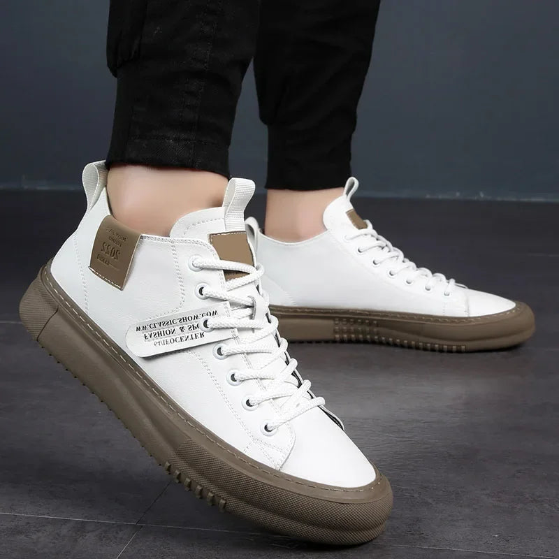 MARSTON | Sneaker with smooth structured finish