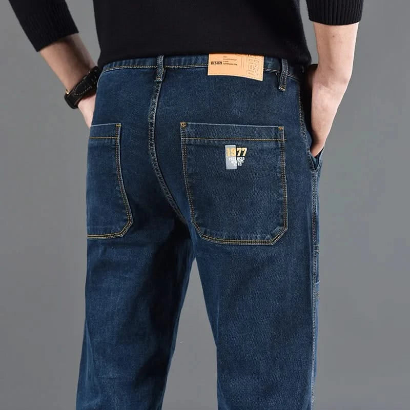 HENRY | Utility jeans with double-stitched panelling