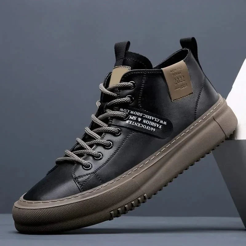 MARSTON | Sneaker with smooth structured finish