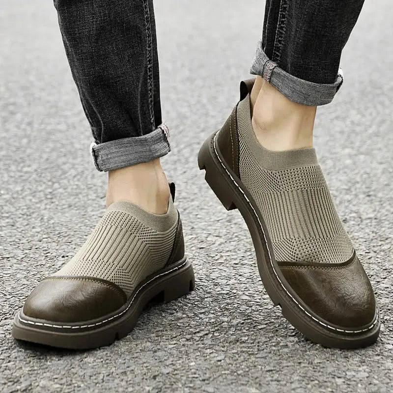 RUFUS | Mesh trainers with handcrafted finish