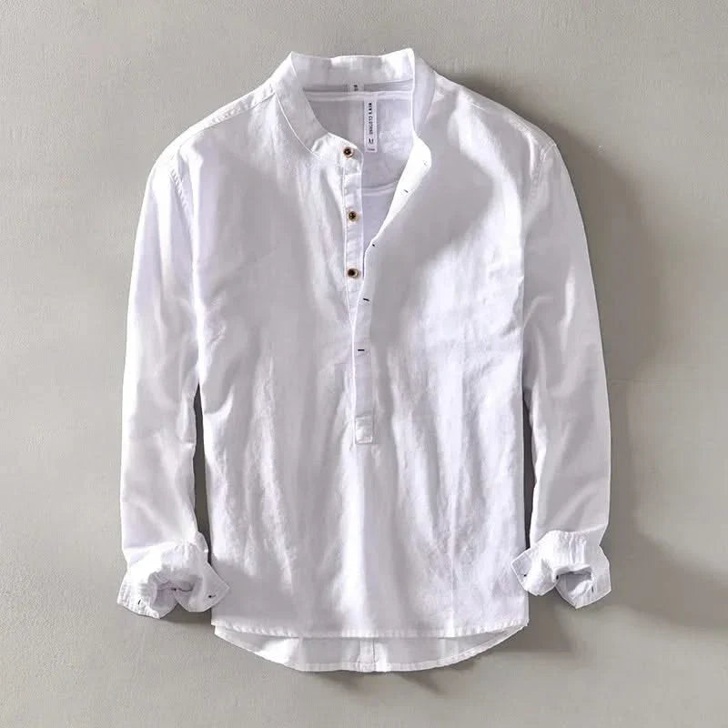 RUFUS | Shirt with mandarin collar