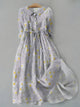 LILIA | Midi dress with daisy print