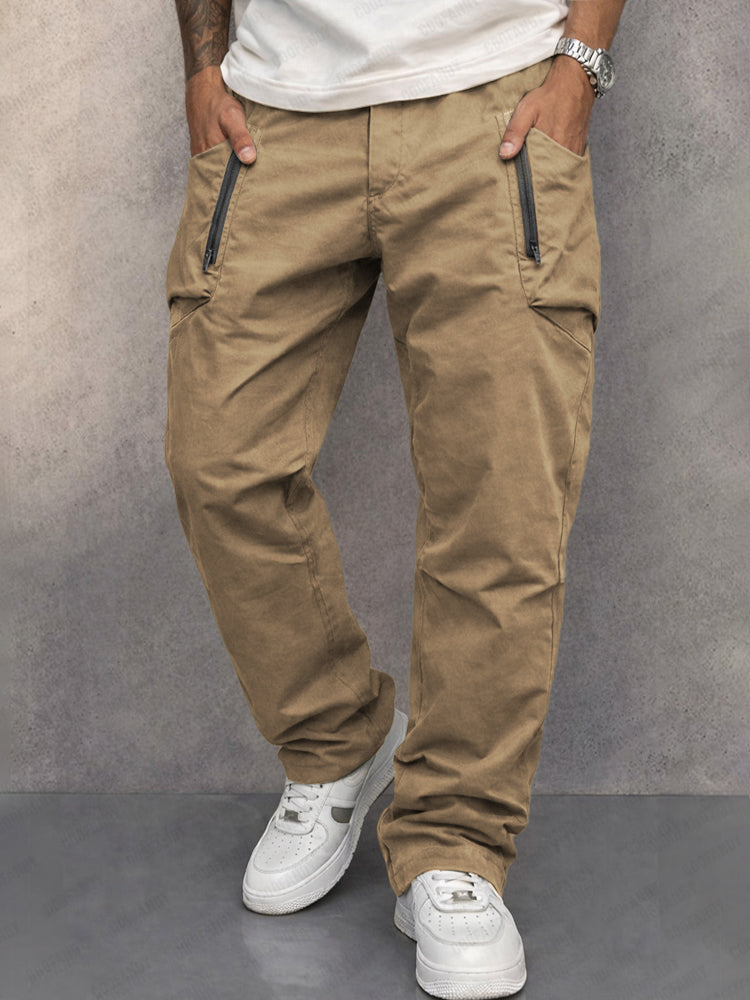 FREDDIE | Cargo trousers with zip pockets