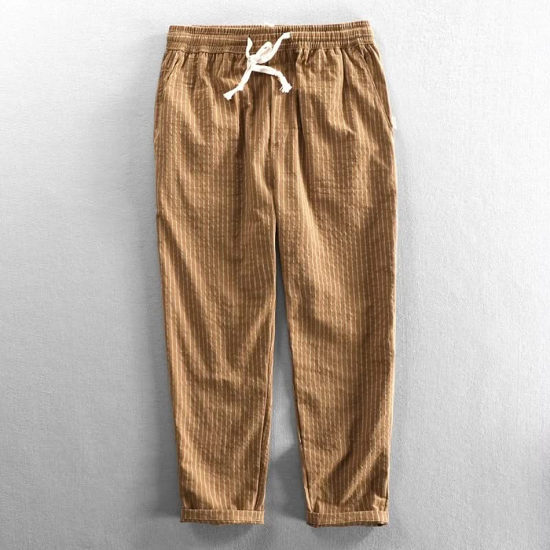 ROCCO | Striped trousers with drawstring waist