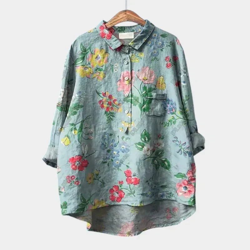 LILY | Relaxed tunic with spring print