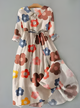 AMELIE | Midi dress with floral print