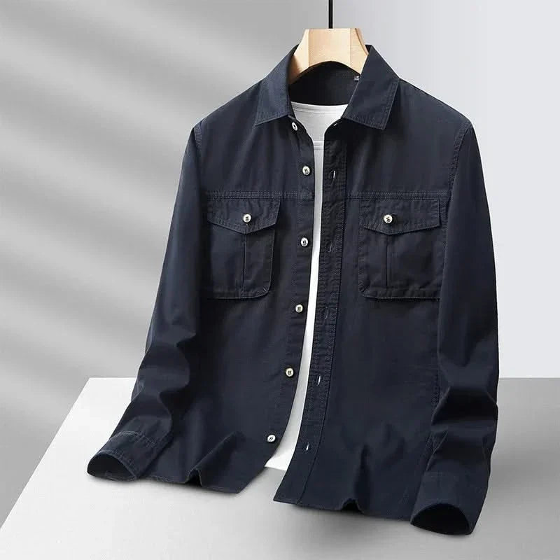 EDWARD | Overshirt with chest pockets